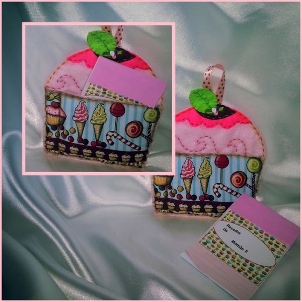 Porta-recado / cupcake